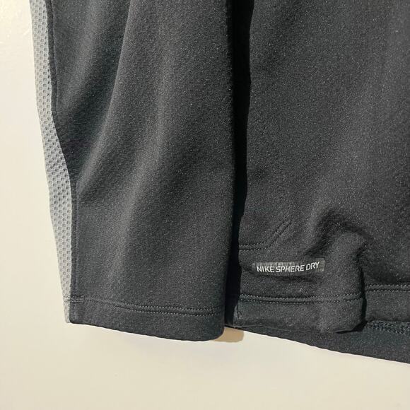 Nike Sphere Dry Black 1/2 Zip Performance Pullover Sweater Mens Size Large - Picture 3 of 8